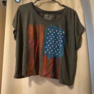 🇺🇸 4th of July Sale! American Flag Crop Top 🇺🇸